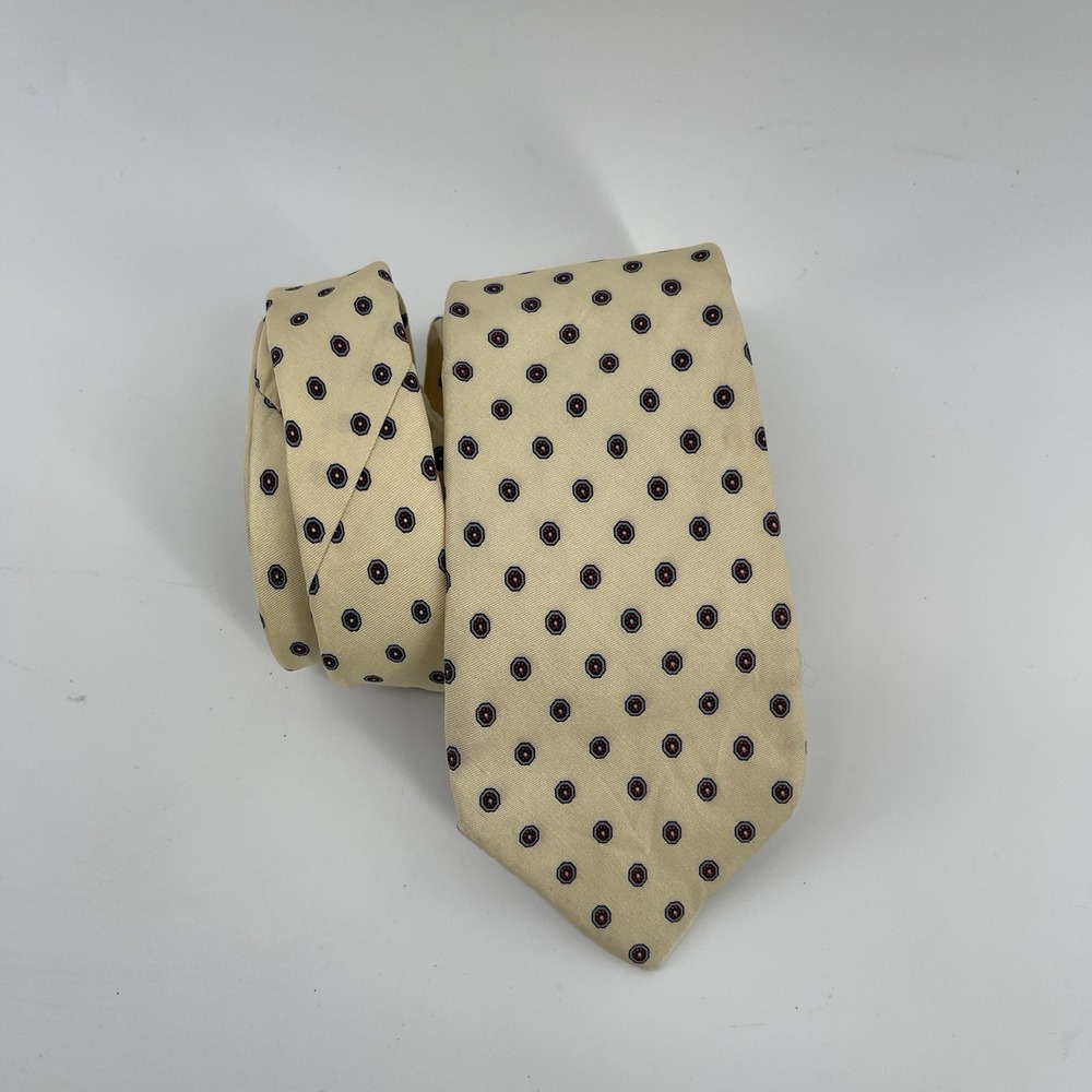 Vintage Christian Dior Silk Necktie Men's Designer Made in USA